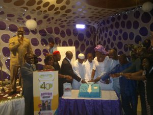 Tjau and well wishers during his 40th Birthday Anniversary