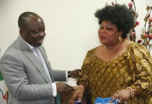 Delta state Governor Mmanuel Uduaghan & Dr. Mrs. Ngozi Olejeme