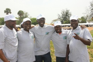 Egugbo with colleagues